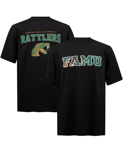 FISLL Florida A&m Rattlers Applique T-shirt - Black