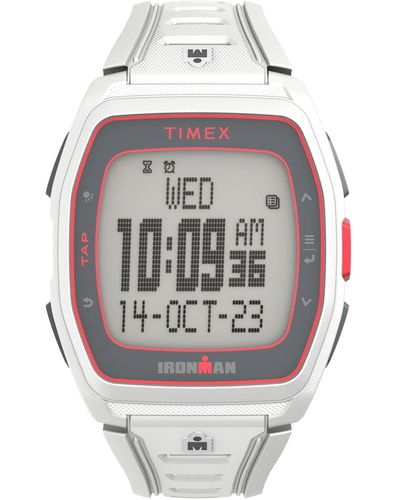 Timex Ironman T300 Digital Silicone Strap 42mm Watch - Gray