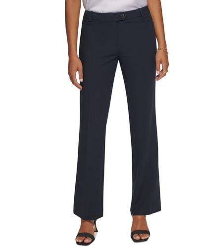 Calvin Klein Petite Modern Fit Pants - Blue