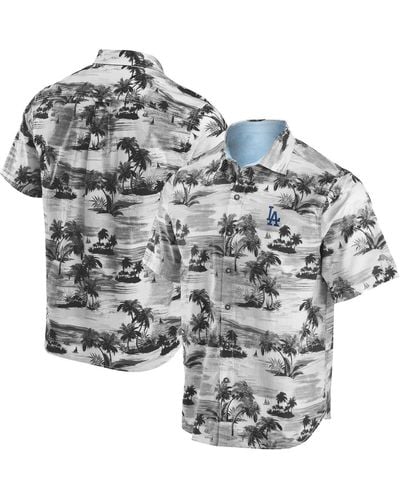 Tommy Bahama Chicago White Sox Tropical Horizons Button-up Shirt - Gray