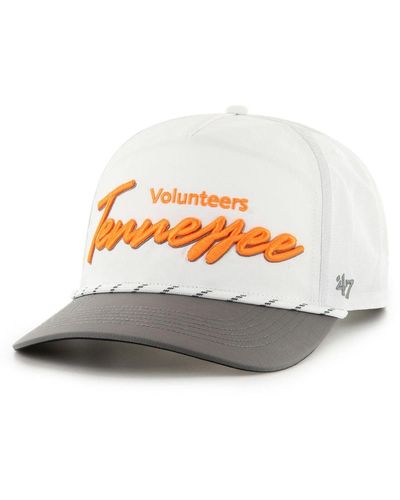 '47 White Tennessee Volunteers Chamberlain Hitch Adjustable Hat - Gray