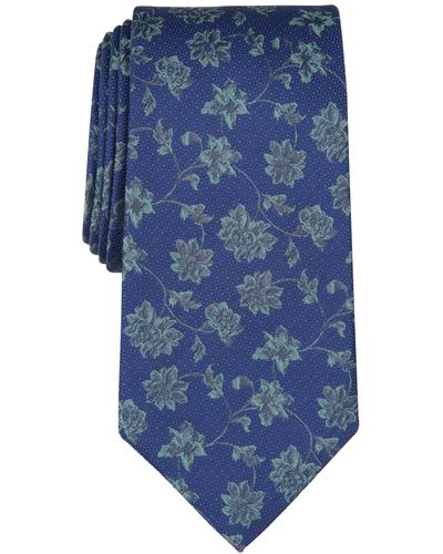 Michael Kors Gegan Floral Tie - Blue