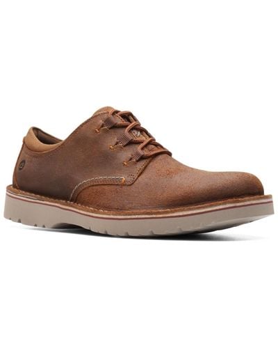 Clarks Collection Eastford Low Oxford Shoes - Brown