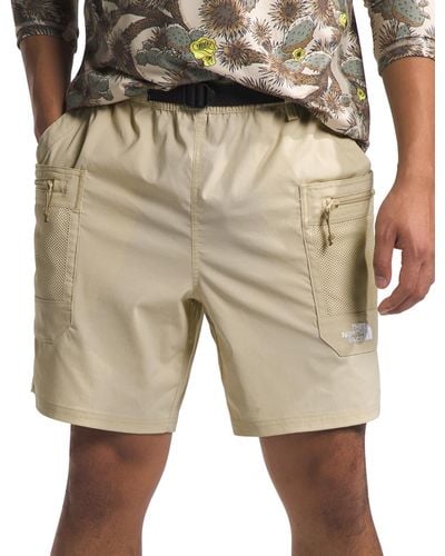 The North Face Class V Pathfinder Belted Shorts - Natural