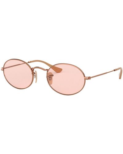 Ray-Ban Oval Sunglasses - Pink