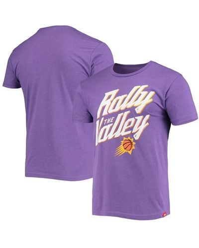 Sportiqe Phoenix Suns Rally The Valley Davis T-shirt - Purple