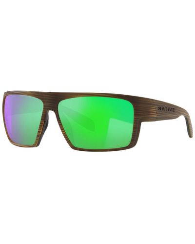 Native Eyewear Native Eldo Polarized Sunglasses - Green