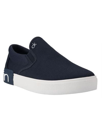 Calvin Klein Ryor Casual Slip-on Sneakers - Blue