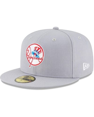 KTZ New York Yankees Cooperstown Collection Wool 59fifty Fitted Hat - Gray