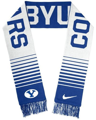 Nike And Byu Cougars Space Force Rivalry Scarf - Blue