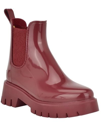 Tommy Hilfiger Dipit Rain Bootie - Red
