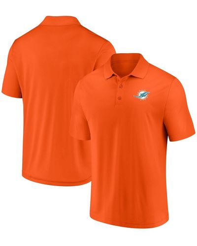 Fanatics Miami Dolphins Component Polo Shirt - Orange