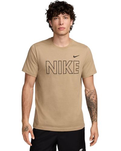 Nike Sportswear Logo Graphic Short Sleeve Crewneck T-shirt - Multicolor