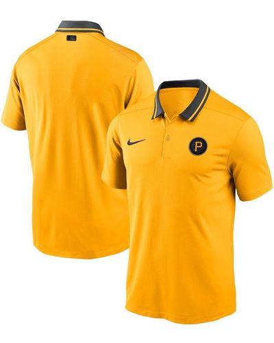 Nike Pittsburgh Pirates 2023 City Connect Knit Performance Polo Shirt - Yellow