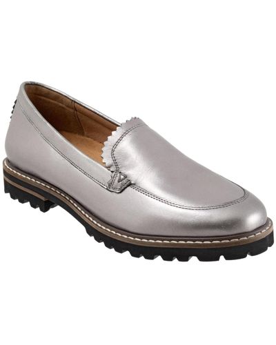Trotters Fayth Flats - White