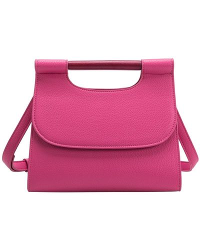 Melie Bianco Nancy Medium Faux Leather Crossbody Bag - Pink