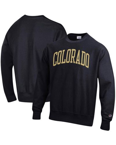 Champion Colorado Buffaloes Arch Reverse Weave Pullover Sweatshirt - Blue