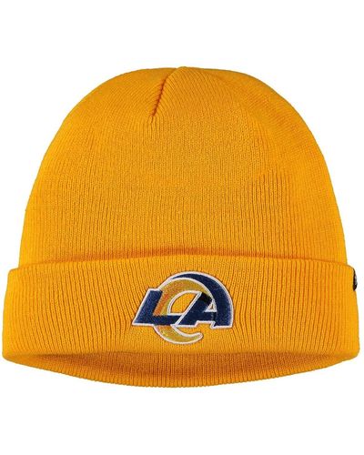 '47 '47 -tone Los Angeles Rams Secondary Cuffed Knit Hat - Yellow