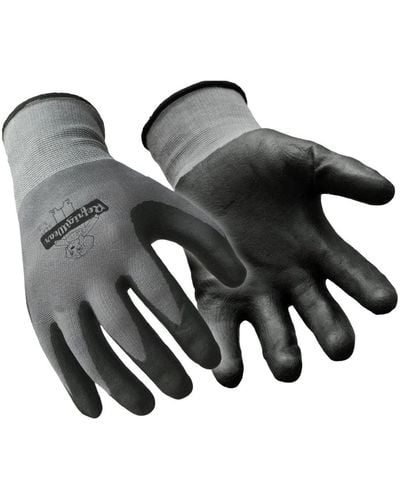 Refrigiwear Nitrile Micro Foam Coated Thin Value Grip Dexterity Glove (pack Of 12 Pairs) - Gray
