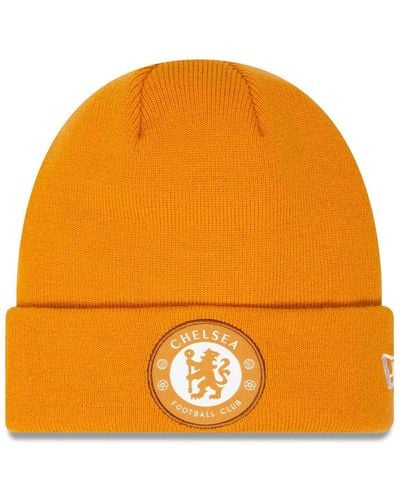KTZ Chelsea Team Cuffed Knit Hat - Orange