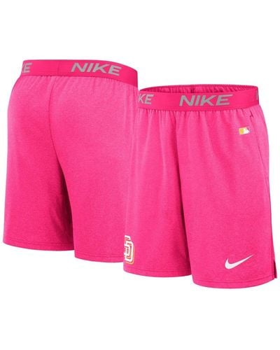 Nike San Diego Padres City Connect Performance Practice Shorts - Pink