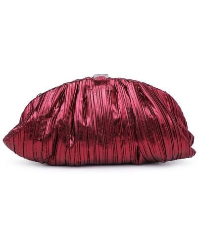Moda Luxe Jewel Clutch - Red