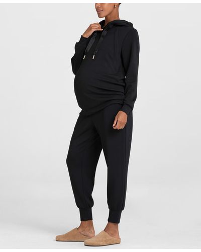 Seraphine Maternity Modal Blend sweatpants - Black