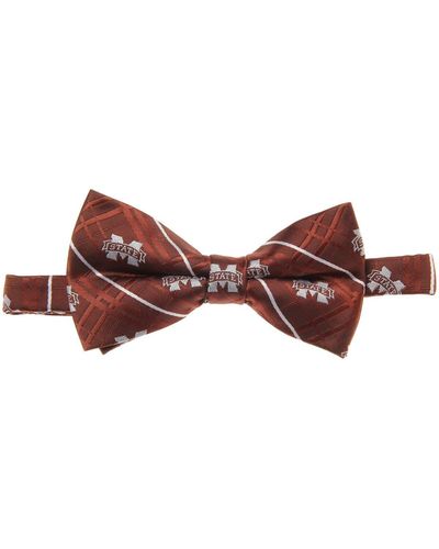 Eagles Wings Mississippi State Bulldogs Oxford Bow Tie - Brown