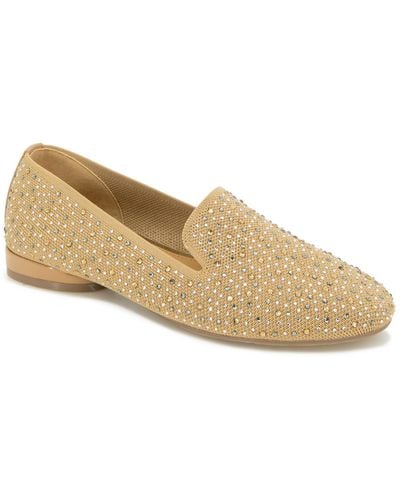 Kenneth Cole Unity Round Toe Ballet Flats - Natural