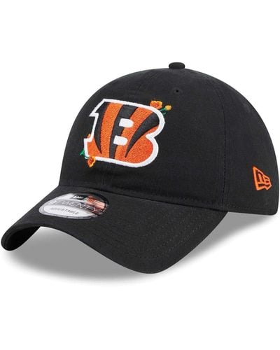 KTZ Cincinnati Bengals Gameday Flower 9twenty Adjustable Hat - Black