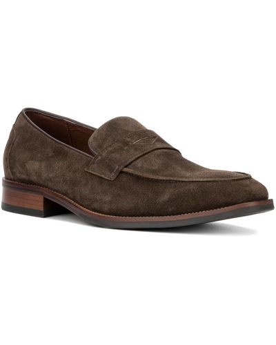 Vintage Foundry James Loafers - Brown