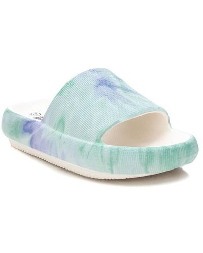 Xti Pool Slides Sandals By - Blue