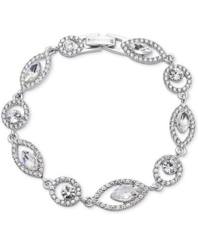 Givenchy Pave Crystal Orb Flex Bracelet - Metallic
