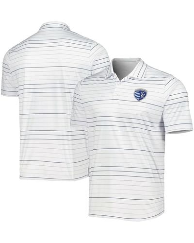 Antigua Sporting Kansas City Ryder Polo Shirt - White