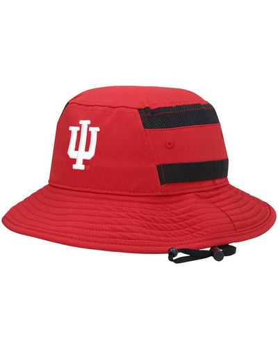 adidas Rutgers Knights 2021 Sideline Aeroready Bucket Hat - Red