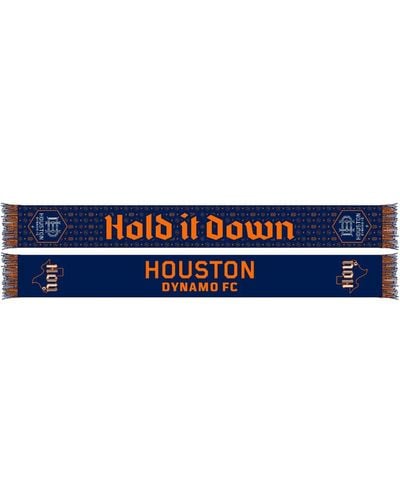 Ruffneck Scarves And Houston Dynamo Fc 2024 Jersey Hook Scarf - Blue