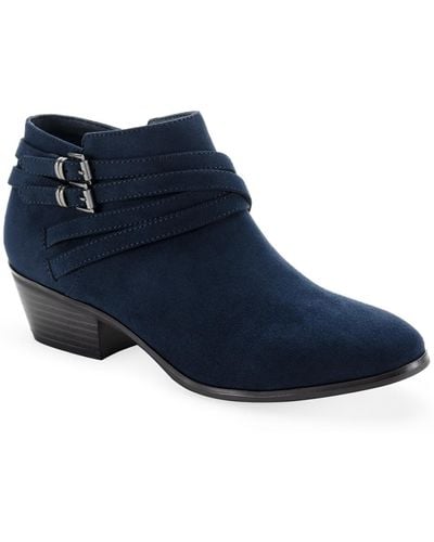 Style & Co. Willoww Booties - Blue