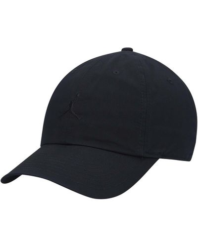 Nike Black Heritage86 Washed Adjustable Hat - Blue