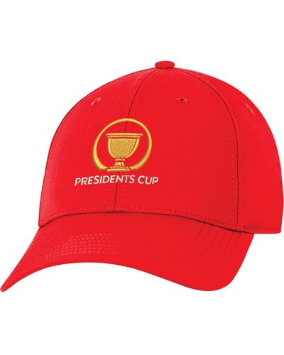 Ahead And 2024 Presidents Cup Stratus Adjustable Hat - Red