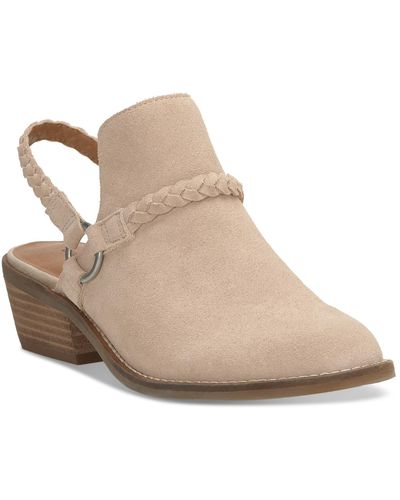 Lucky Brand Fenise Slingback Braided Shooties - Natural