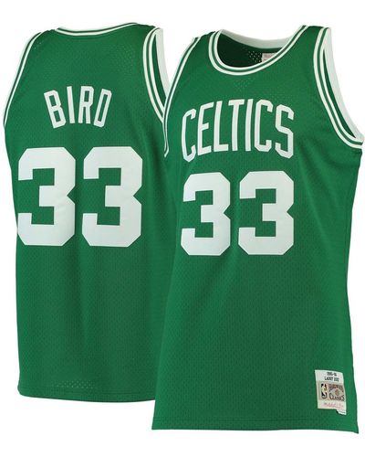 Mitchell & Ness Larry Bird Boston Celtics 1985-86 Hardwood Classics Swingman Jersey - Green