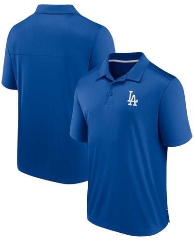 Fanatics Los Angeles Dodgers Hands Down Polo Shirt - Blue