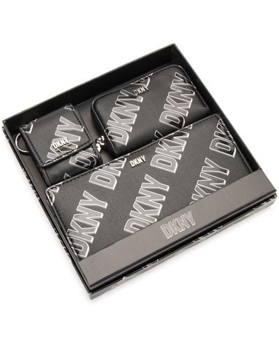 DKNY Phoenix 3 In 1 Wallet Gift Box Set - Black