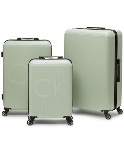 Calvin Klein Vision Suitcase Set - Green