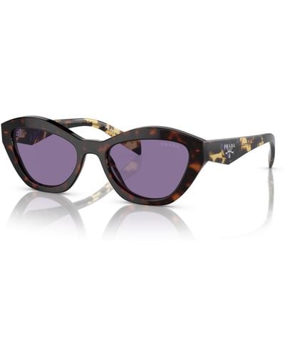 Prada Low Bridge Fit Sunglasses - Purple