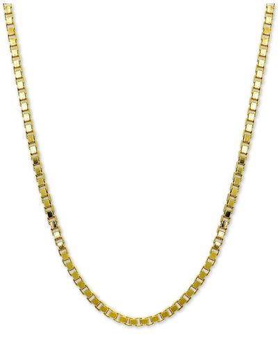 Giani Bernini Box Link 20" Chain Necklace - Metallic