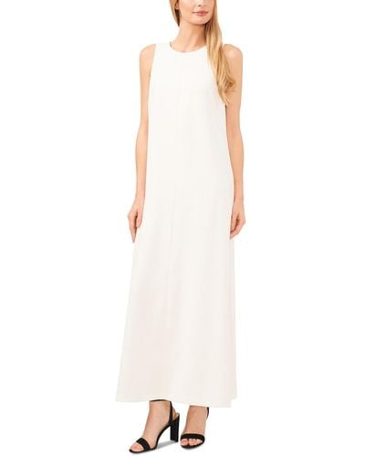 Cece Sleeveless Bow-back Maxi Dress - White
