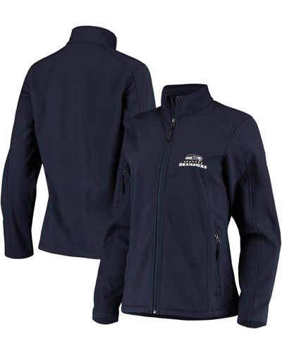 Dunbrooke College Seattle Seahawks Full-zip Sonoma Softshell Jacket - Blue