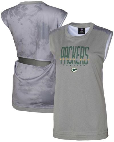 Outerstuff Green Bay Packers No Sweat Tank Top - Gray