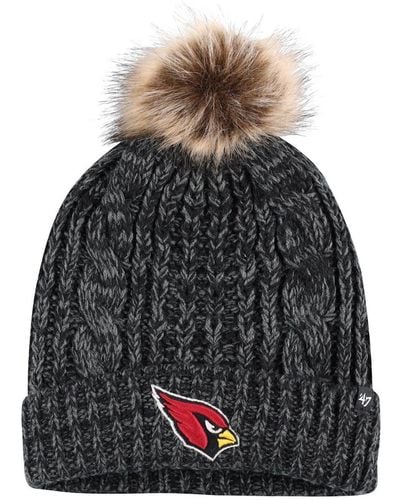 '47 Arizona Cardinals Logo Meeko Cuffed Knit Hat - Gray